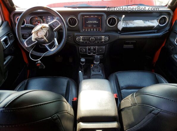 1C4HJXEN9KW604871 2019 JEEP WRANGLER Orange Առջևի վահանակի տեսք