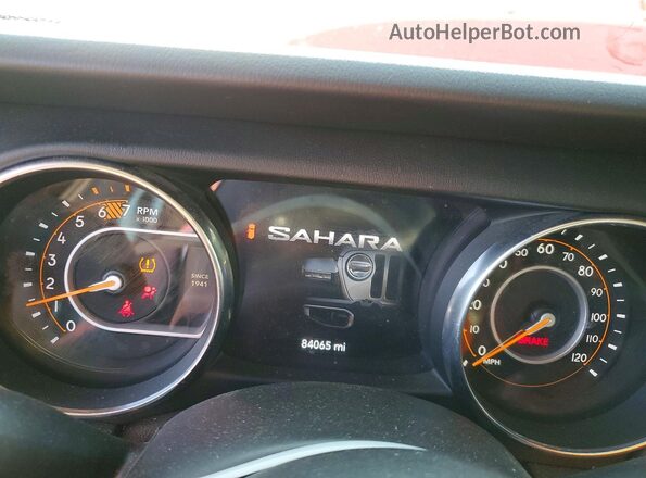 1C4HJXEN9KW604871 2019 JEEP WRANGLER Orange Սարքավորումների վահանակի տեսք
