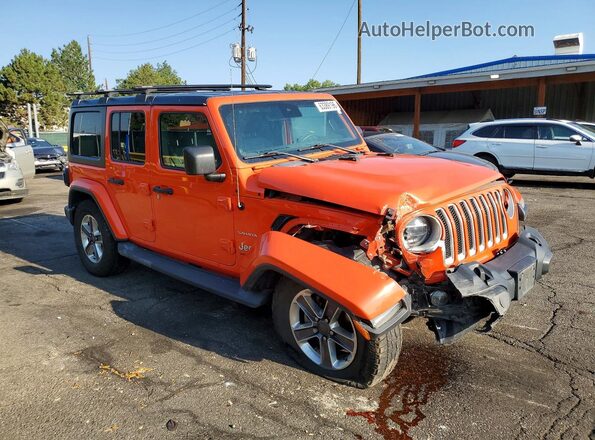 1C4HJXEN9KW604871 2019 JEEP WRANGLER Orange Առջևի աջ