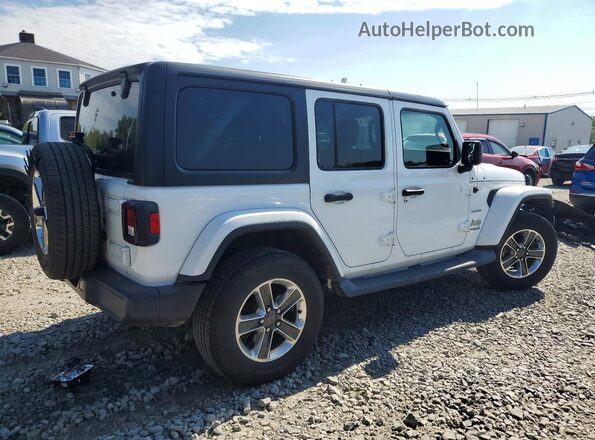 1C4HJXENXKW635868 2019 JEEP WRANGLER Белый Задняя правая четверть