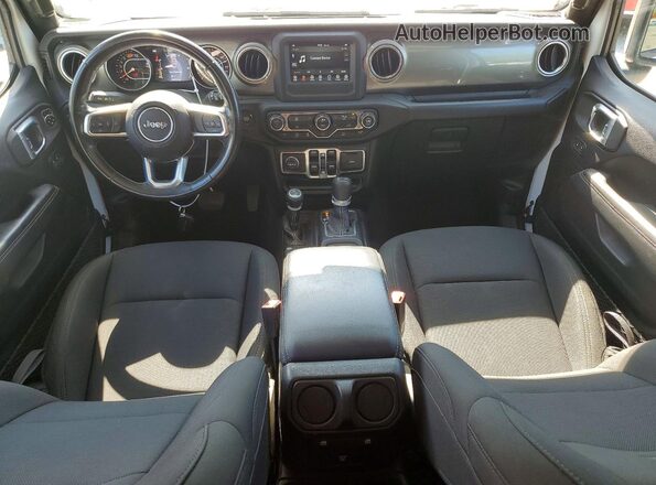 1C4HJXENXKW635868 2019 JEEP WRANGLER Белый Вид панели приборов