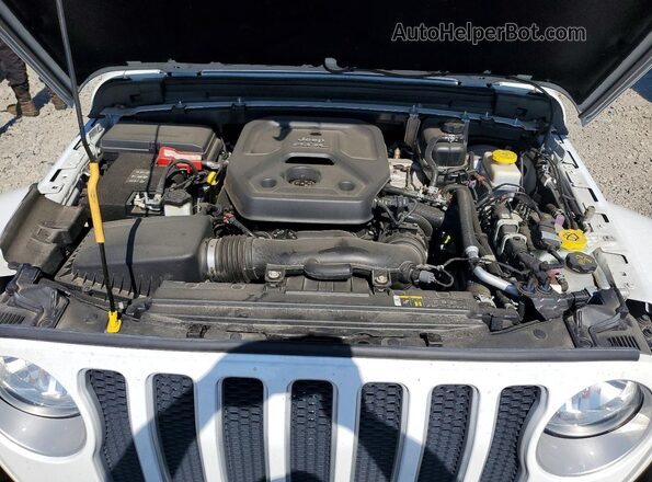 1C4HJXENXKW635868 2019 JEEP WRANGLER Белый Вид подкапотного пространства