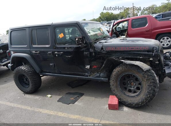 1C4HJXFG1JW146144 2018 JEEP WRANGLER UNLIMITED Black უკანა სალონის ხედი