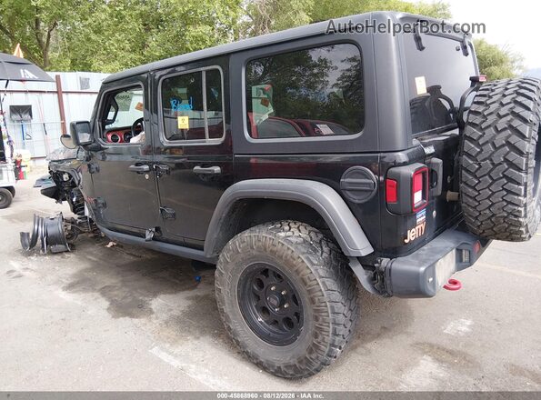 1C4HJXFG1JW146144 2018 JEEP WRANGLER UNLIMITED Black უკანა მარცხენა