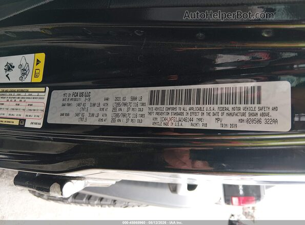 1C4HJXFG1JW146144 2018 JEEP WRANGLER UNLIMITED Black ძრავის განყოფილების ხედი