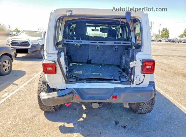 1C4HJXFG1LW196111 2020 JEEP WRANGLER Белый Вид сзади