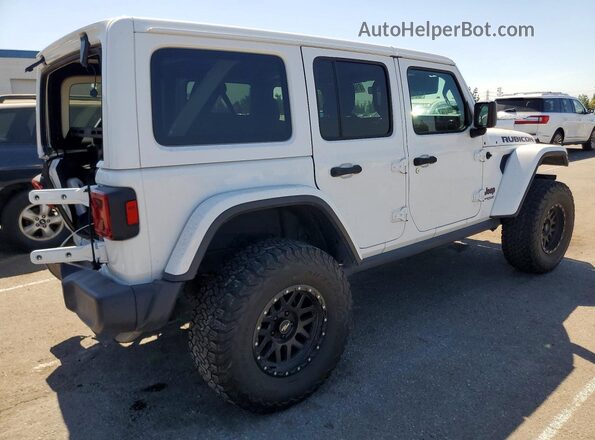 1C4HJXFG1LW196111 2020 JEEP WRANGLER Белый Задняя правая четверть