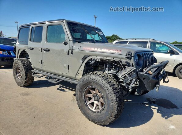 1C4HJXFG5KW625622 2019 JEEP WRANGLER Gray Przód prawy