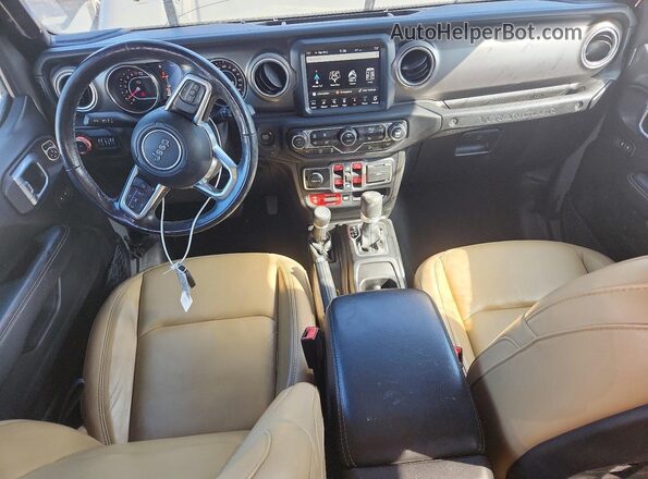 1C4HJXFG5KW625622 2019 JEEP WRANGLER Gray Widok deski rozdzielczej