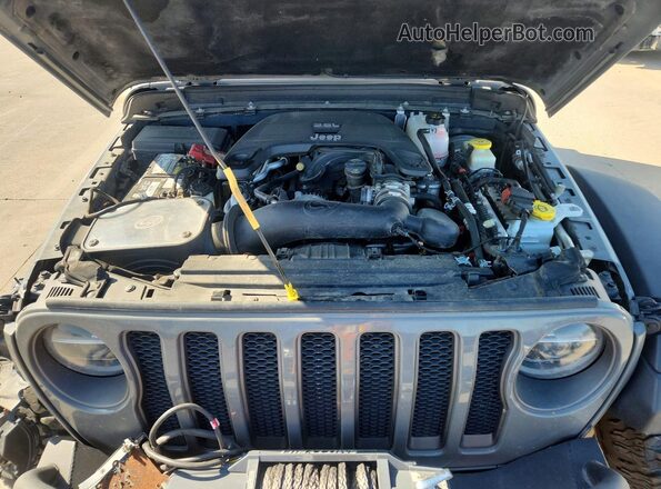 1C4HJXFG5KW625622 2019 JEEP WRANGLER Gray Widok wnętrza z tyłu