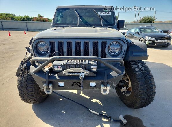 1C4HJXFG5KW625622 2019 JEEP WRANGLER Gray Widok z przodu