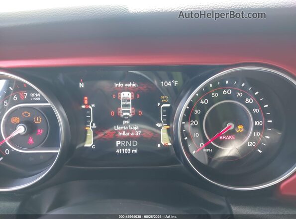 1C4HJXFG6NW150454 2022 JEEP WRANGLER UNLIMITED Бордовый Вид задних сидений