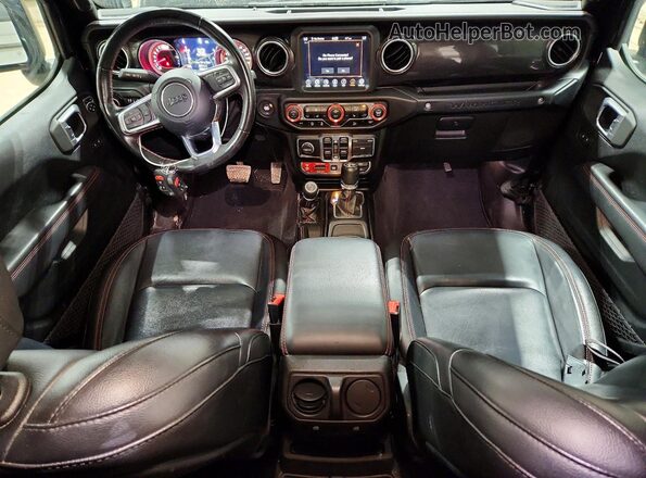 1C4HJXFG8LW290857 2020 JEEP WRANGLER Black Вид панелі приладів