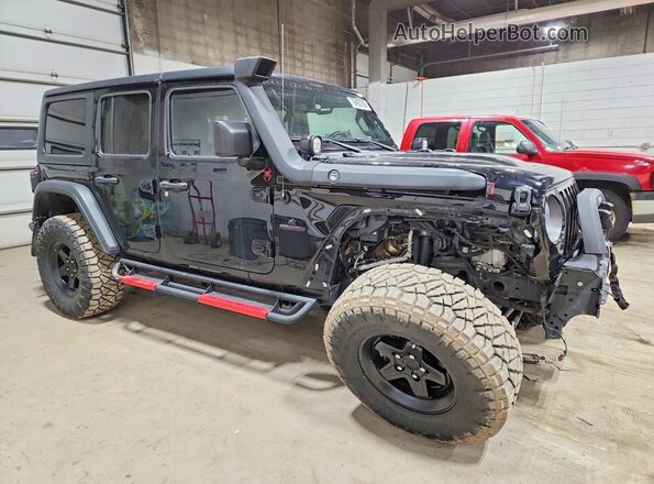 1C4HJXFG8LW290857 2020 JEEP WRANGLER Black Передня права чверть