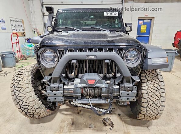1C4HJXFG8LW290857 2020 JEEP WRANGLER Black Вид спереду