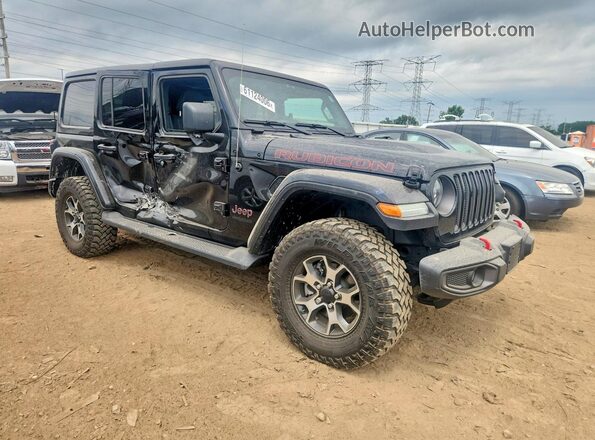 1C4HJXFG8MW712479 2021 JEEP WRANGLER Black Przód prawy