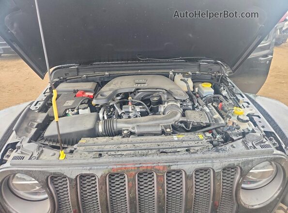 1C4HJXFG8MW712479 2021 JEEP WRANGLER Black Widok komory silnika