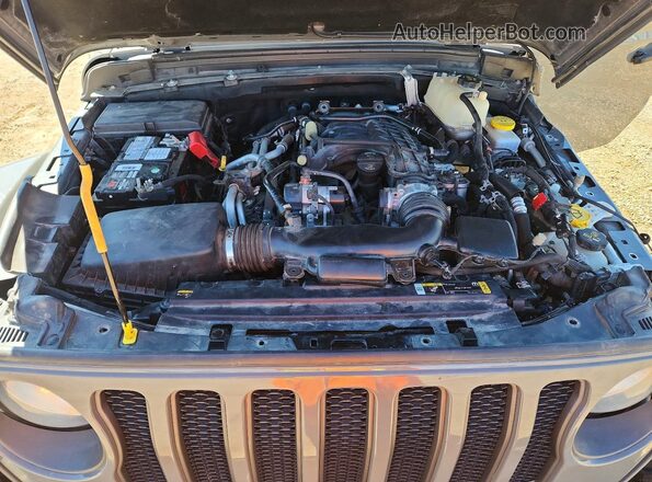 1C4HJXFG8MW791085 2021 JEEP WRANGLER Серый Вид задней части салона