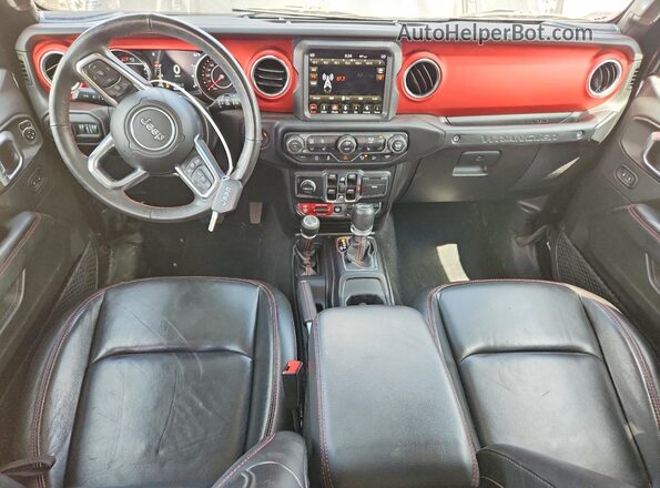 1C4HJXFN0KW604417 2019 JEEP WRANGLER Черный Вид панели приборов