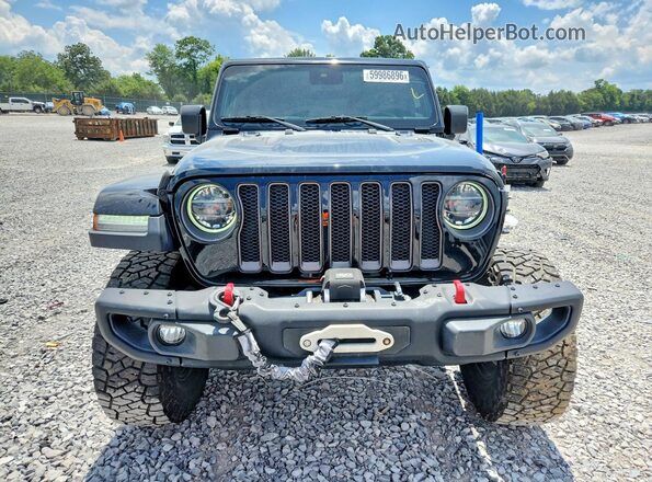 1C4HJXFN0KW604417 2019 JEEP WRANGLER Черный Вид спереди