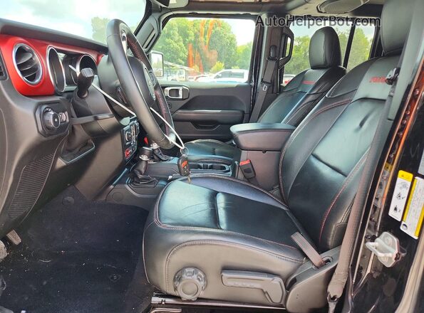 1C4HJXFN0KW604417 2019 JEEP WRANGLER Черный Вид салона спереди