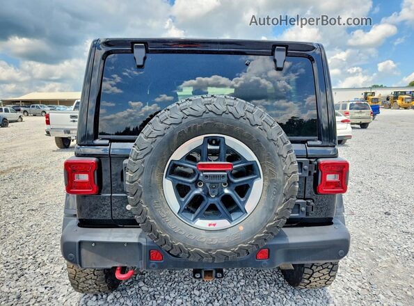 1C4HJXFN0KW604417 2019 JEEP WRANGLER Черный Вид сзади