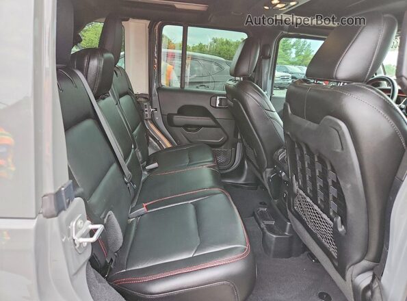 1C4HJXFN1MW584603 2021 JEEP WRANGLER Gray Вид задньої частини салону