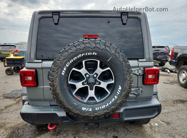 1C4HJXFN1MW584603 2021 JEEP WRANGLER Gray Вид ззаду