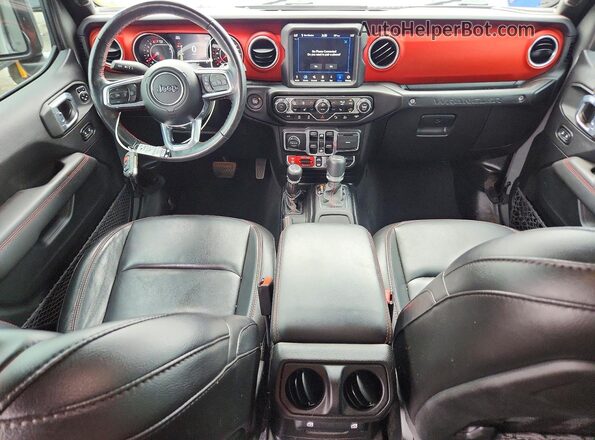 1C4HJXFN1MW584603 2021 JEEP WRANGLER Gray Вид панелі приладів