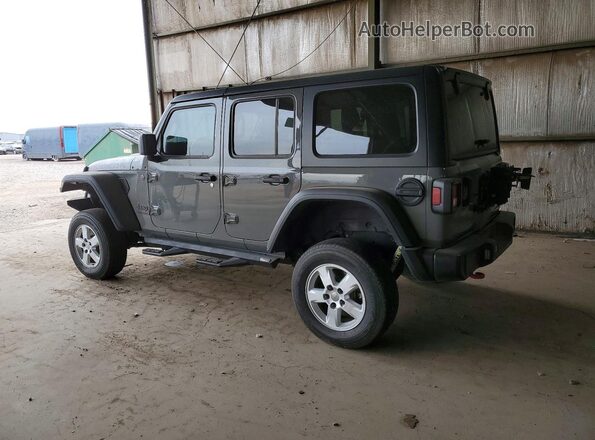 1C4HJXFN1MW610083 2021 JEEP WRANGLER Gray Հետևի ձախ