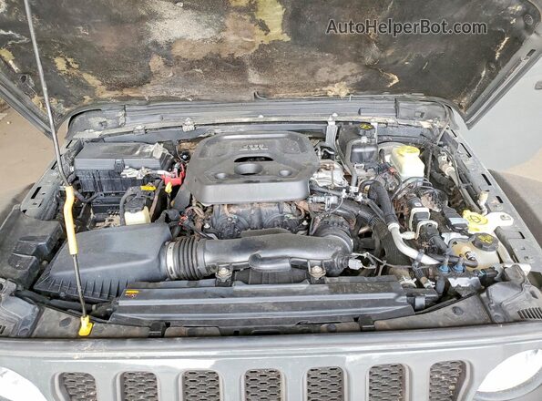 1C4HJXFN1MW610083 2021 JEEP WRANGLER Gray Սալոնի հետևի տեսք