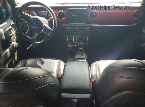 1C4HJXFN1MW650146 2021 JEEP WRANGLER Gray Widok deski rozdzielczej