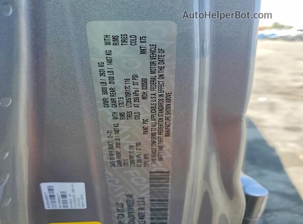 1C4HJXFN1MW650146 2021 JEEP WRANGLER Gray Widok naklejki z numerem VIN
