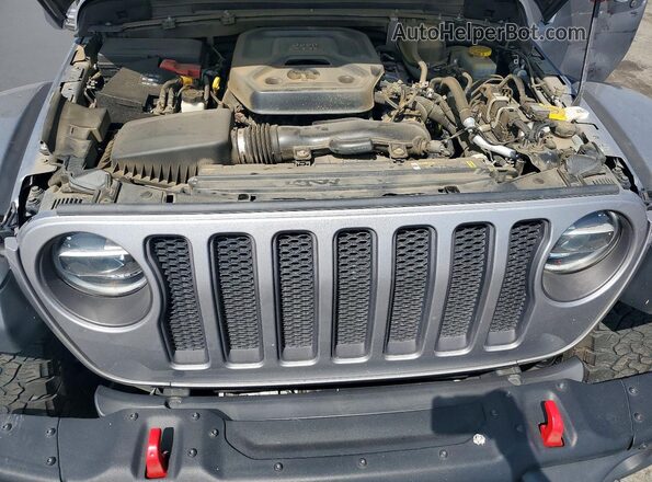 1C4HJXFN1MW650146 2021 JEEP WRANGLER Gray Widok komory silnika