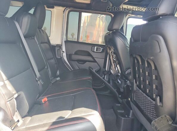 1C4HJXFN1MW650146 2021 JEEP WRANGLER Gray Widok wnętrza z tyłu