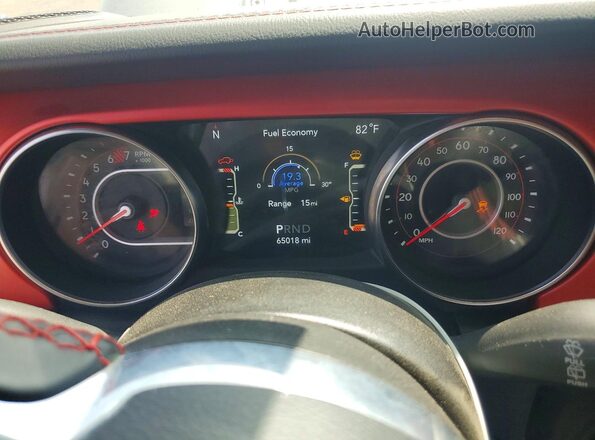 1C4HJXFN1MW650146 2021 JEEP WRANGLER Gray Widok zestawu wskaźników