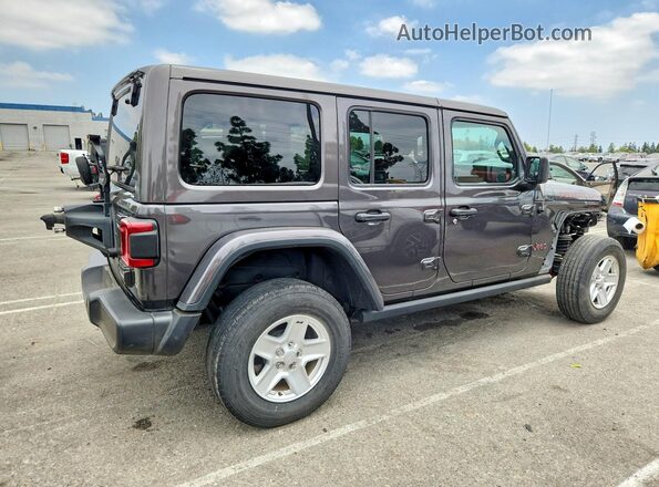 1C4HJXFN2LW111128 2020 JEEP WRANGLER Угольный Задняя правая четверть