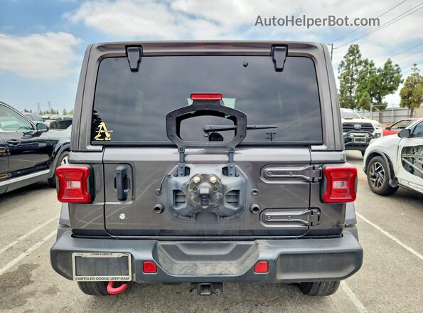 1C4HJXFN2LW111128 2020 JEEP WRANGLER Угольный Вид сзади