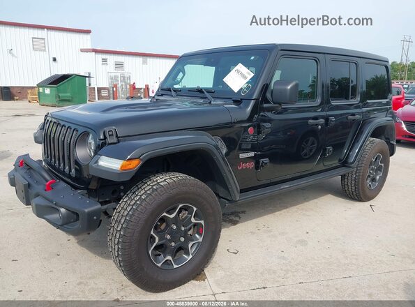 1C4HJXFN5LW339107 2020 JEEP WRANGLER UNLIMITED Black Առջևի ձախ երեք քառորդ տեսարան