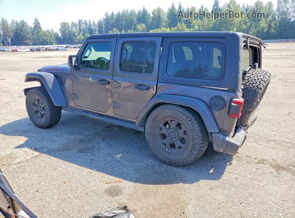 1C4HJXFN5MW580666 2021 JEEP WRANGLER Gray Հետևի ձախ