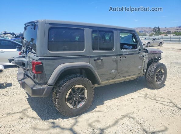 1C4HJXFN6KW546541 2019 JEEP WRANGLER Gray Trasero derecho