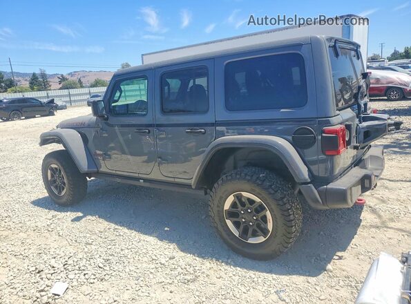 1C4HJXFN6KW546541 2019 JEEP WRANGLER Gray Trasero izquierdo