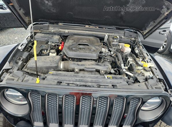 1C4HJXFN6LW325314 2020 JEEP WRANGLER Black უკანა სალონის ხედი
