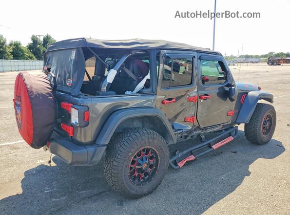 1C4HJXFN6NW244459 2022 JEEP WRANGLER Gray Задня права чверть
