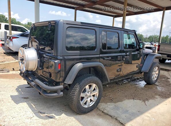 1C4HJXFN8JW175901 2018 JEEP WRANGLER Black უკანა მარჯვენა