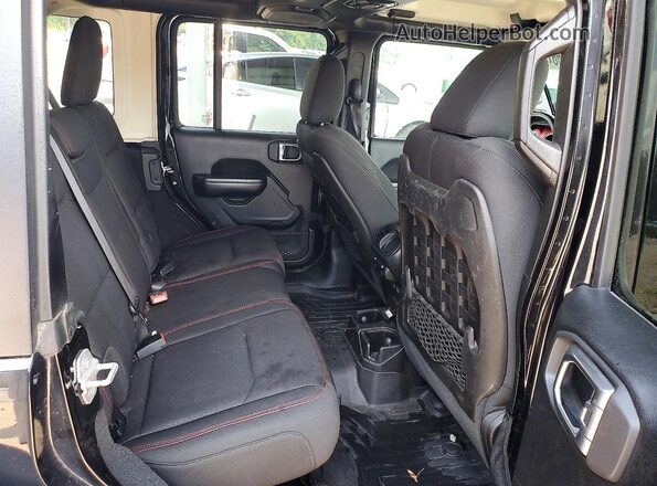 1C4HJXFN8JW175901 2018 JEEP WRANGLER Black უკანა სავარძლების ხედი