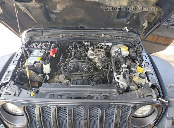 1C4HJXFN8JW175901 2018 JEEP WRANGLER Black უკანა სალონის ხედი