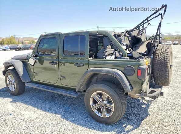1C4HJXFN8MW764824 2021 JEEP WRANGLER Green უკანა მარცხენა