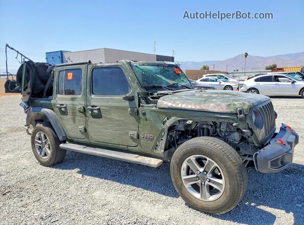 1C4HJXFN8MW764824 2021 JEEP WRANGLER Green წინა მარჯვენა