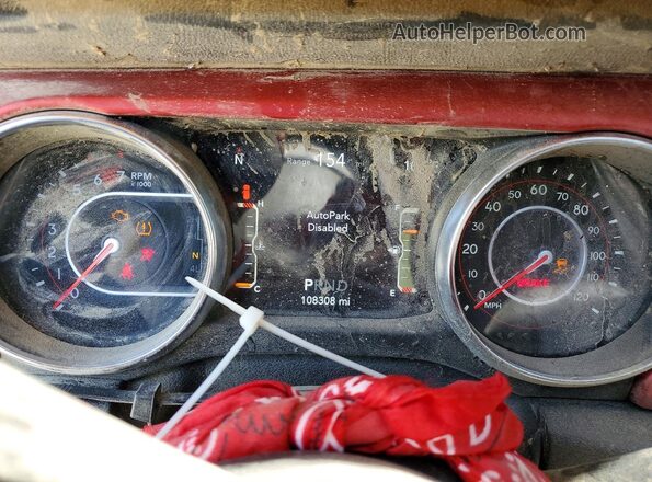 1C4HJXFN8MW764824 2021 JEEP WRANGLER Green ხელსაწყოთა პანელის ხედი